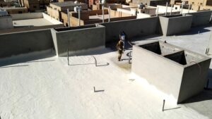 عزل الأسطح بالمشمع